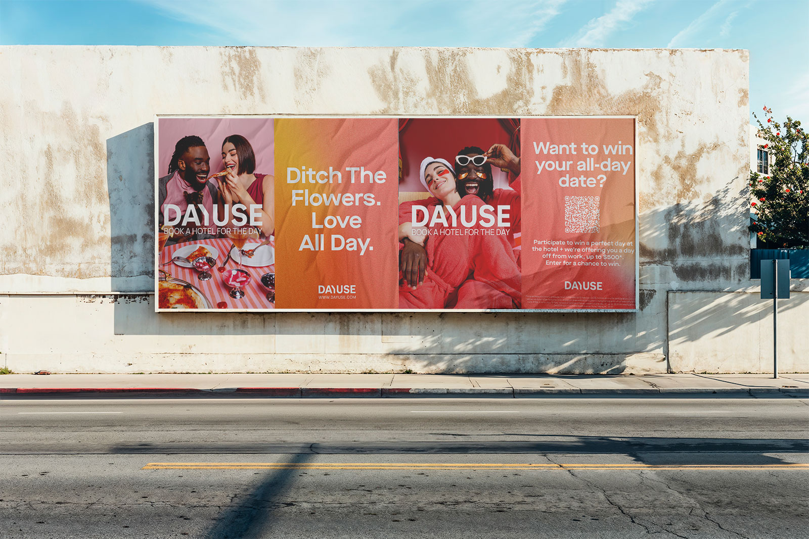 Wheatpasting Seattle - street poster campaign for DayUse
