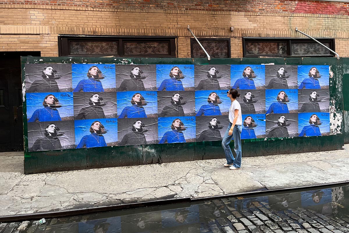 Wheatpaste street poster installation service in Seattle